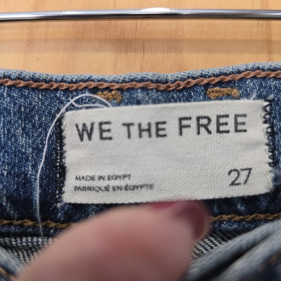 We The Free High Rise Blue Jeans - Picture 4 of 5